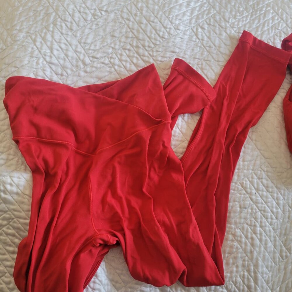 Aerie Real Me Offline Matching Set Red Size Mediu… - image 11